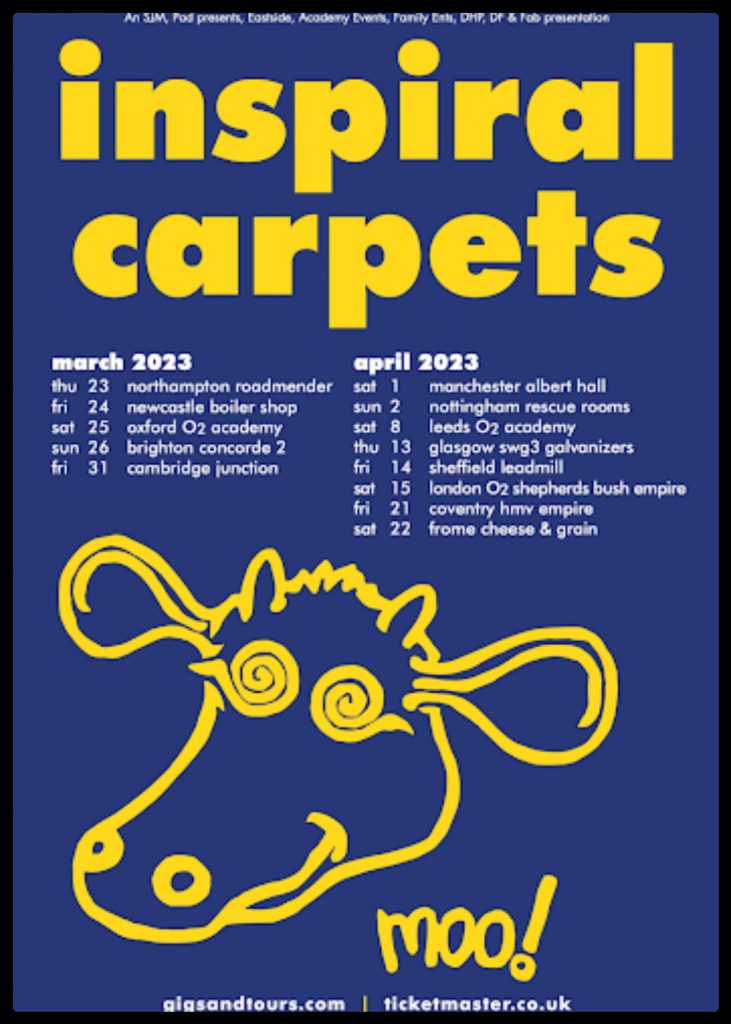 inspiral carpets tour 2023 uk